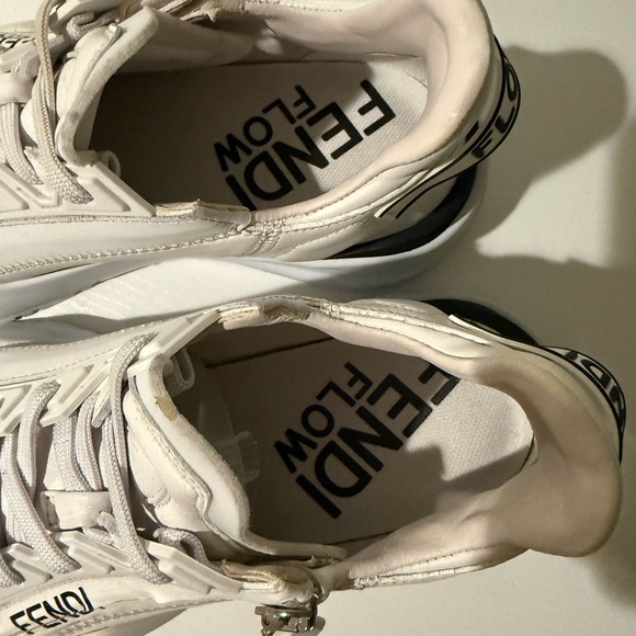 Fendi Cream and Black Sneakers - Picture 8 of 9